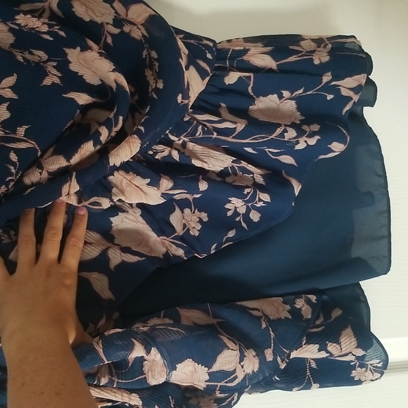 Nordstrom Chelsea 28 Navy and Pink Dress XL Worn Once - Picture 5 of 5